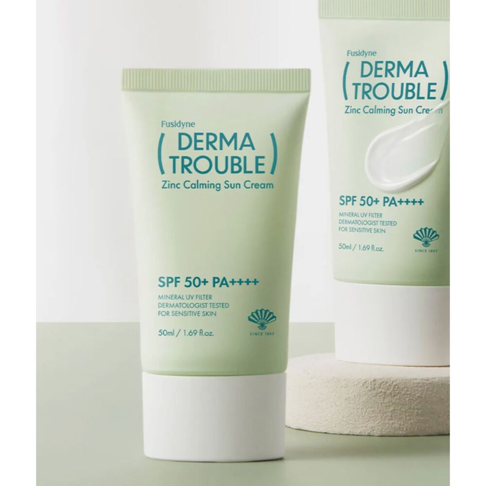 NEW FUSIDYNE Derma Trouble Zinc Calming Sunscreen